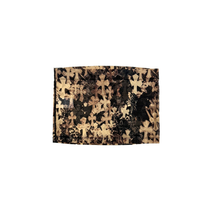 Chrome Hearts All Over Cross Print Mesh Mini Skirt - SHENGLI ROAD MARKET