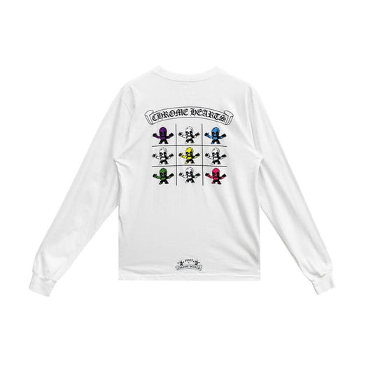 Chrome Hearts Multi Foti White Long Sleeve T-Shirt Tee - SHENGLI ROAD MARKET