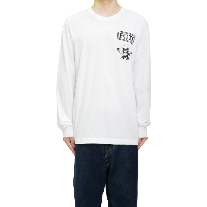 Chrome Hearts Multi Rainbow Foti Teeter Harris White Long Sleeve Tee