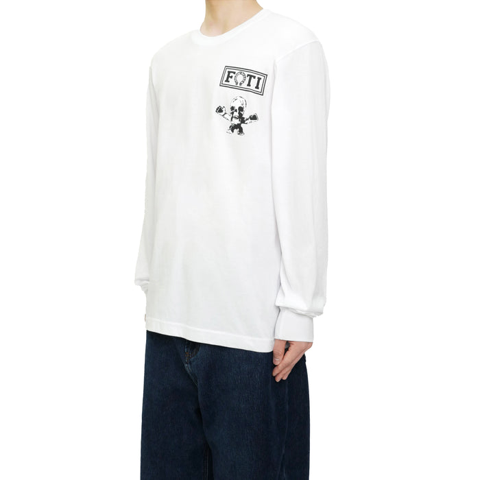 Chrome Hearts Multi Rainbow Foti Teeter Harris White Long Sleeve Tee