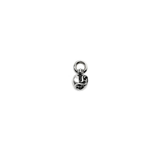 Chrome Hearts Silver Heart Necklace Charm