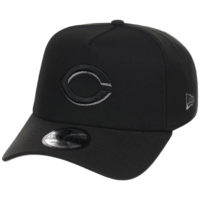 Cincinnati Reds MLB Black x Pewter FASHION CORE New Era 9FORTY A-Frame