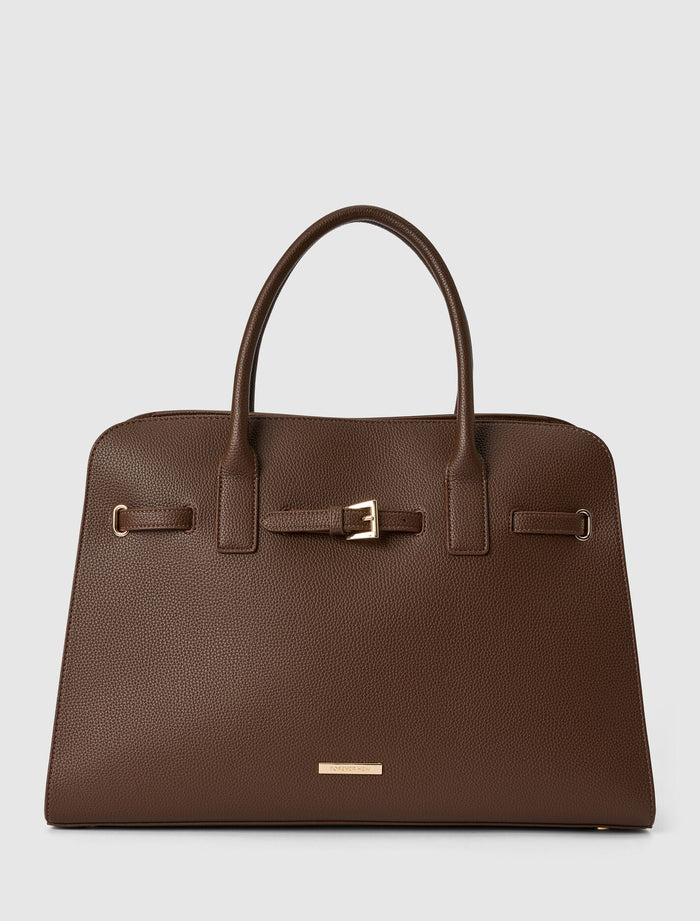 Clara Curve Buckle Tote Bag Forever New