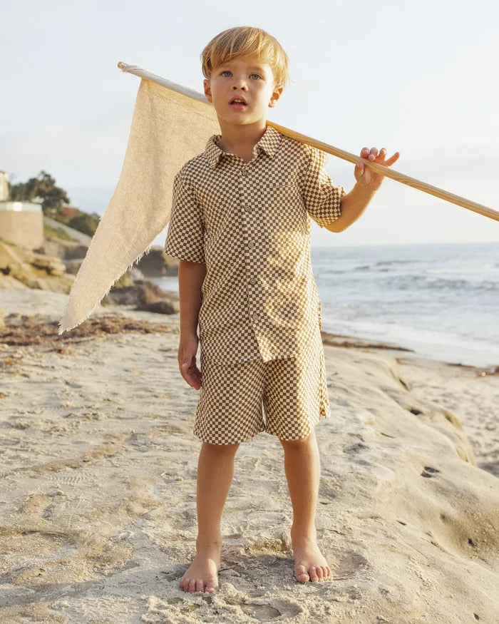 Collared Short Sleeve Shirt