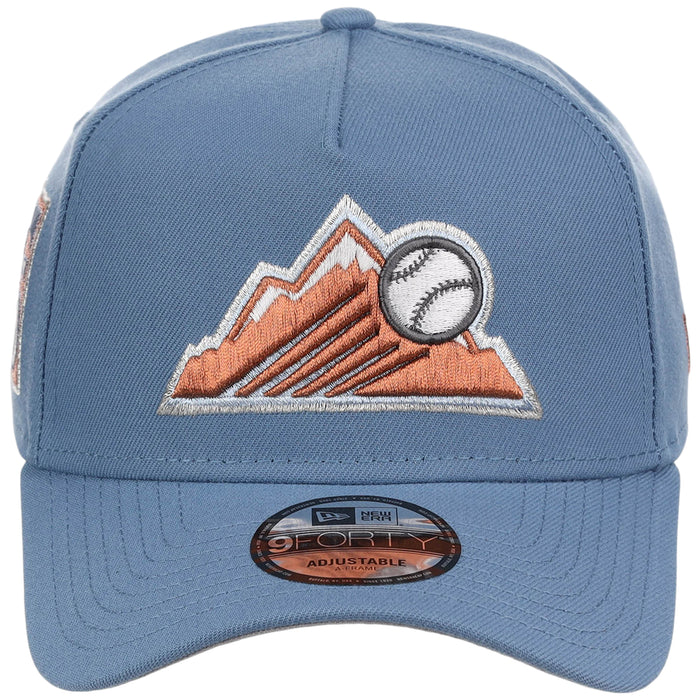 Colorado Rockies MLB Faded Blue New Era 9FORTY