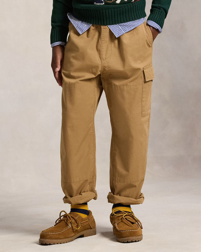 Cotton Canvas Cargo Trouser
