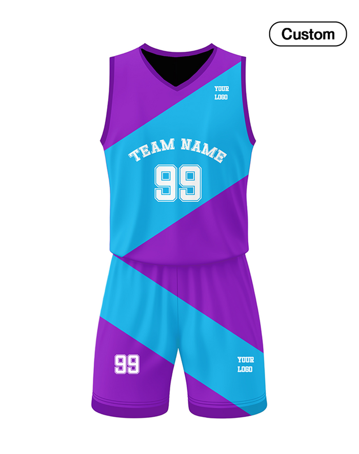 Custom Basketball Uniform - Two-Tone Panel - Personalized Kit