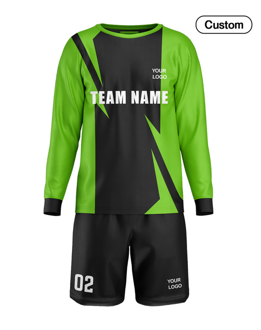 Custom Soccer Goalkeeper Uniform - Abstract - Personalized Sportswear