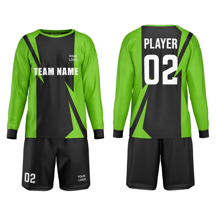 Custom Soccer Goalkeeper Uniform - Abstract - Personalized Sportswear