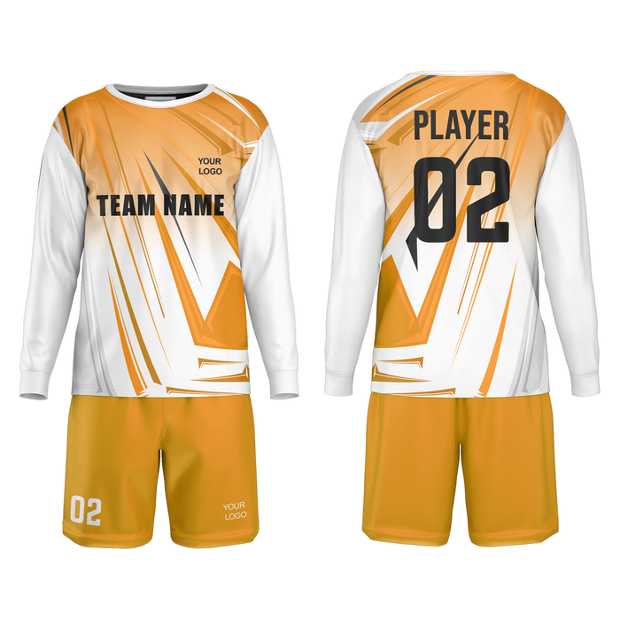 Custom Soccer Goalkeeper Uniform - Abstract Design - Personalized Teamwear
