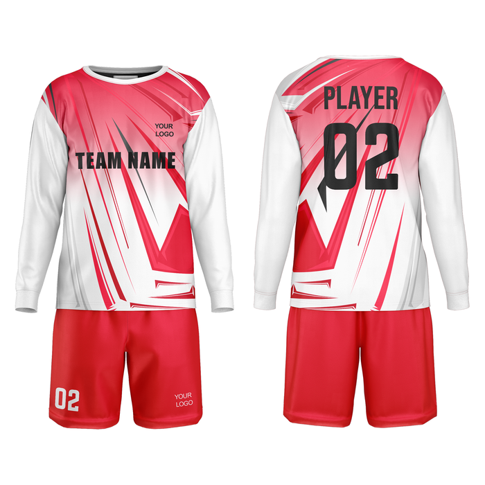 Custom Soccer Goalkeeper Uniform - Abstract Design - Personalized Teamwear