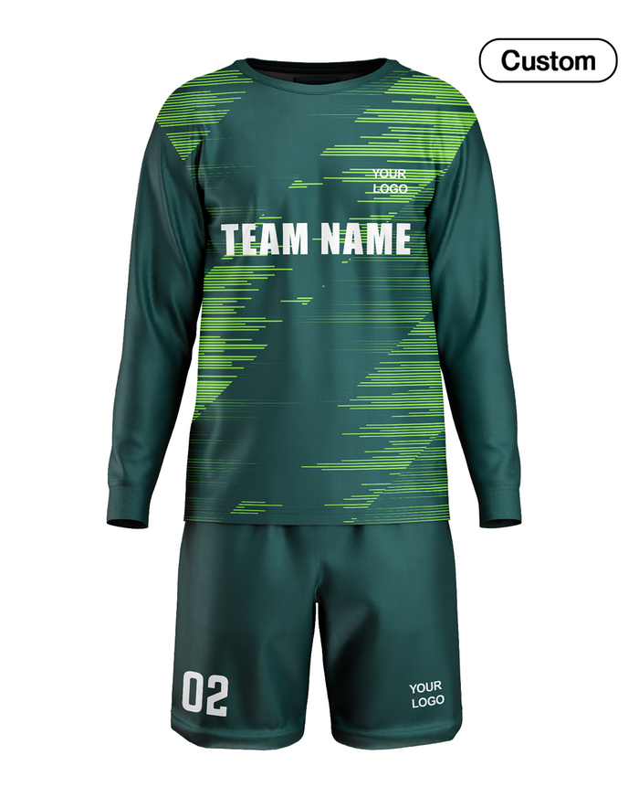 Custom Soccer Goalkeeper Uniform - Pattern Design - Personalized Sportswear