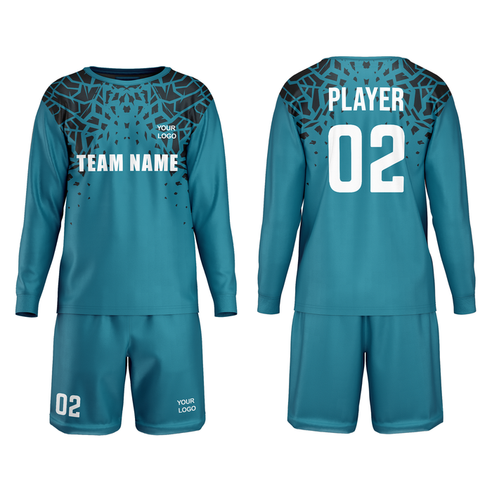 Custom Soccer Goalkeeper Uniform - Turtle Design - Personalized Gamewear