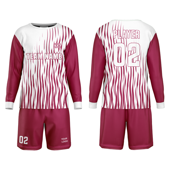 Custom Soccer Goalkeeper Uniform - Wave Design - Personalized Sportswear