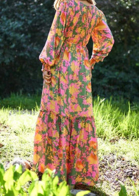 Dahlia Smocked Maxi Dress - SexyModest Boutique