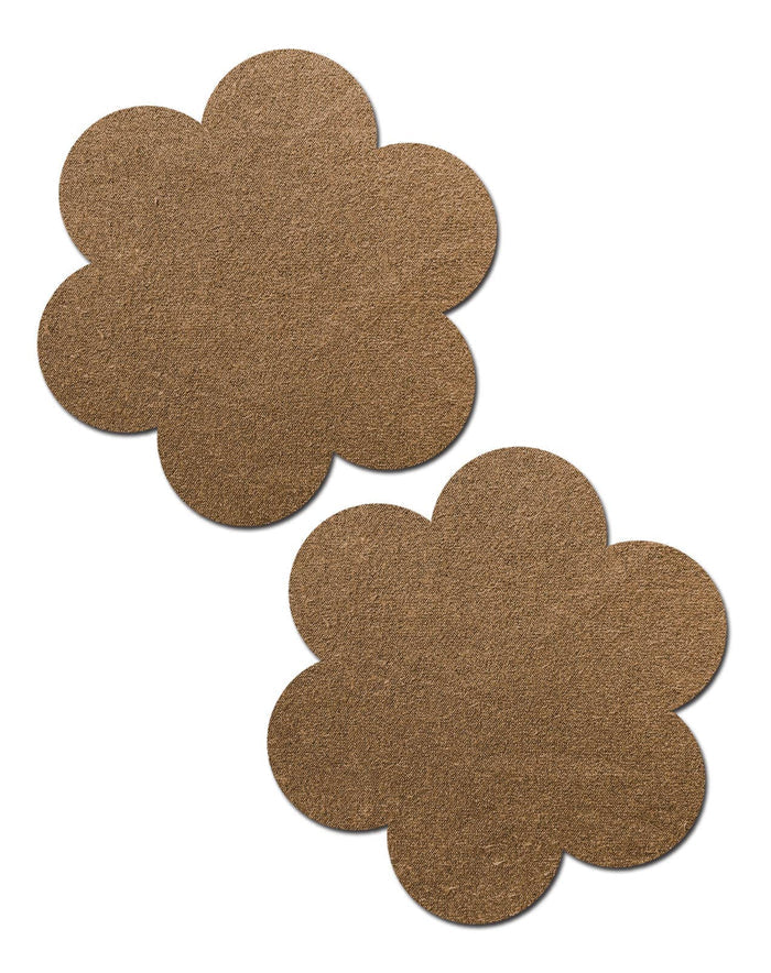 Daisy: Honey Suede Nipple Pasties - Intimate Whispers