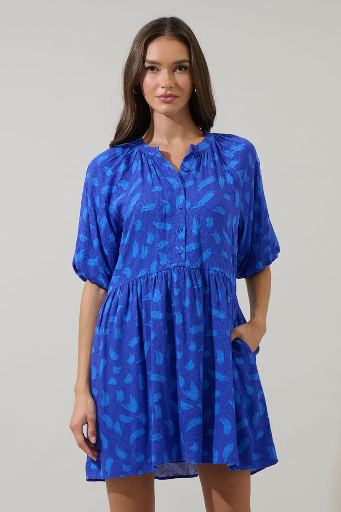Darya Strokes Nelsa Babydoll Mini Dress