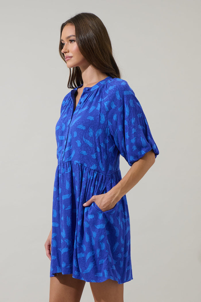 Darya Strokes Nelsa Babydoll Mini Dress