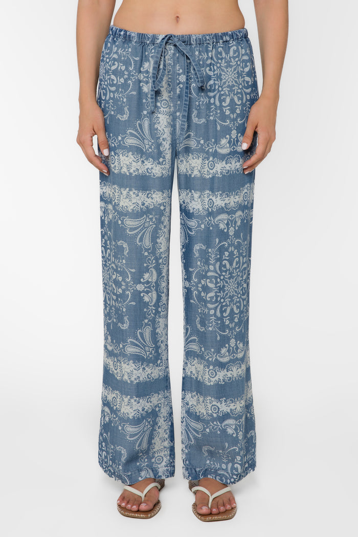 Deja Bandana Scarf Pants - Pants - Velvet Heart Clothing