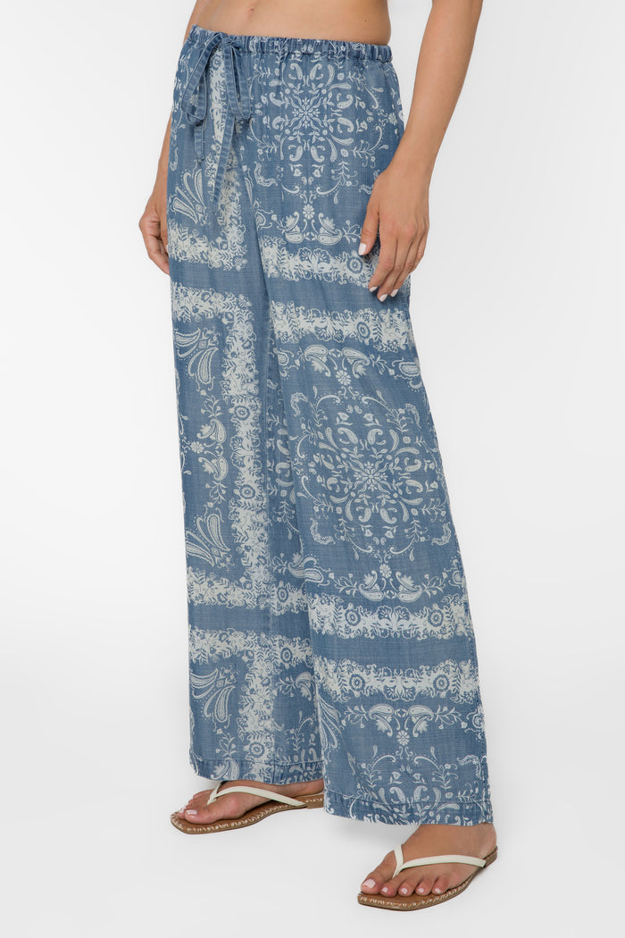 Deja Bandana Scarf Pants - Pants - Velvet Heart Clothing