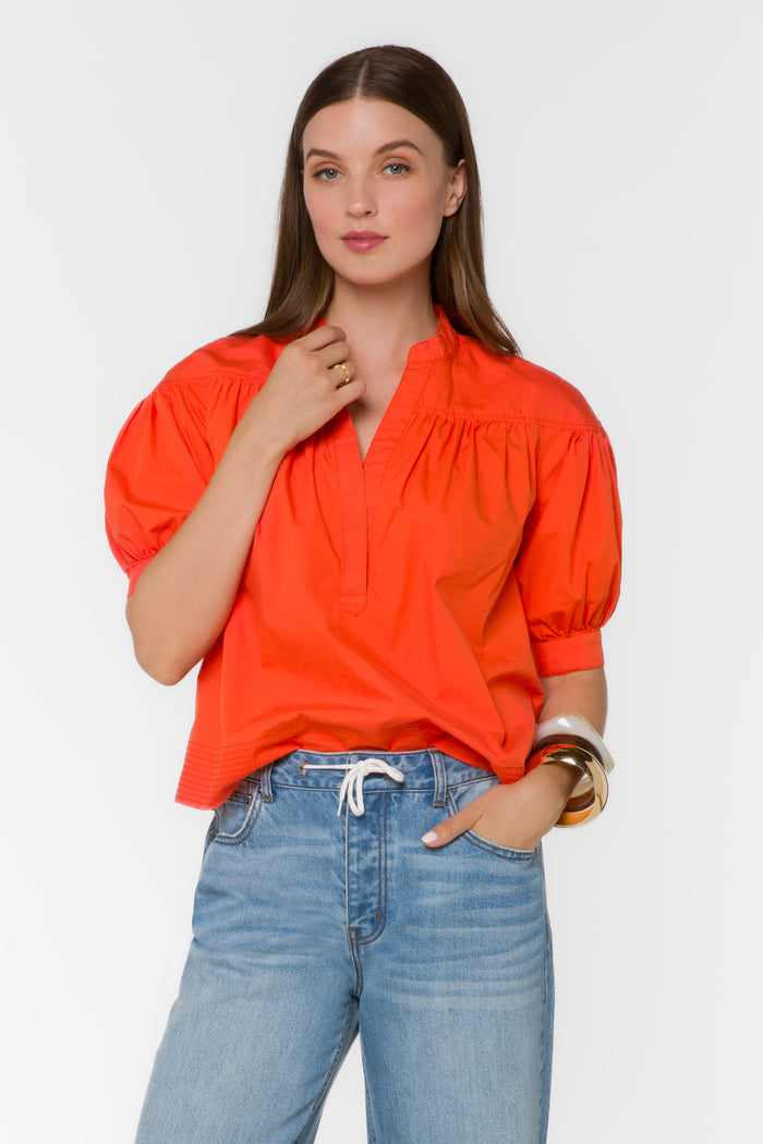 Dory Orange Top - Tops - Velvet Heart Clothing