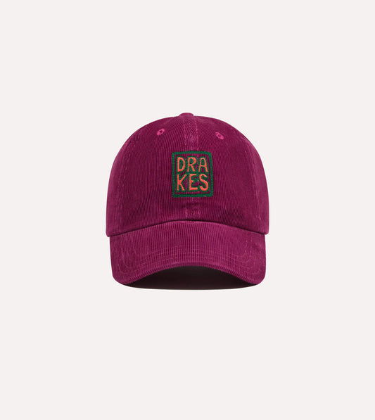 Drake's Square Font Cord Baseball Cap