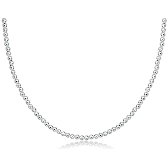 enewton | choker beaded - classic sterling 3mm