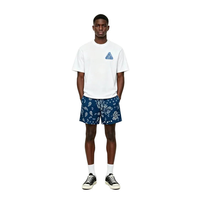 Eric Emanuel EE Basic Core Short SS25 Navy Paisley - AFewVibe