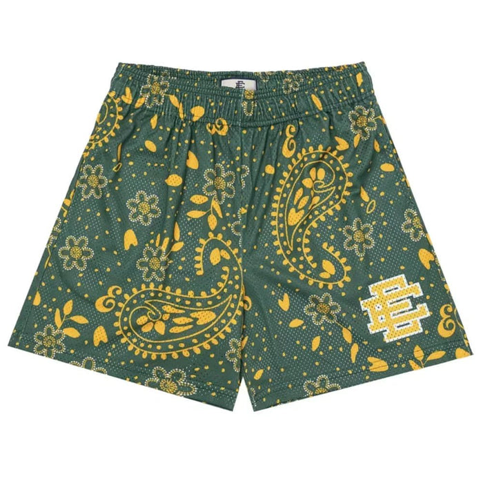 Eric Emanuel EE Basic Short Green Paisley - Afewvibe