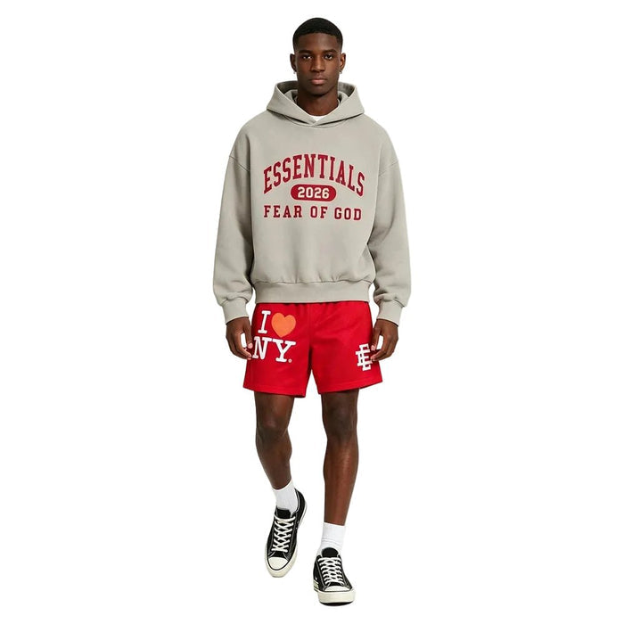 Eric Emanuel EE I Love New York Short Red White - AFewVibe