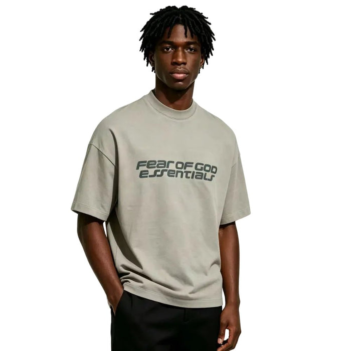 Fear of God Essentials 90s Tee Smoke Grey - Afewvibe