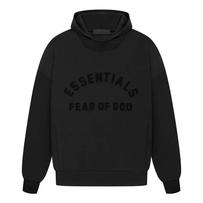 Fear of God Essentials Black Collection Hoodie Jet Black - Afewvibe