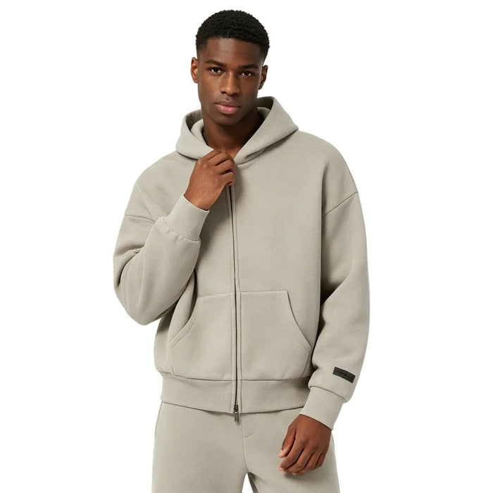 Fear of God Essentials Classic Full Zip Hoodie Timber - Afewvibe