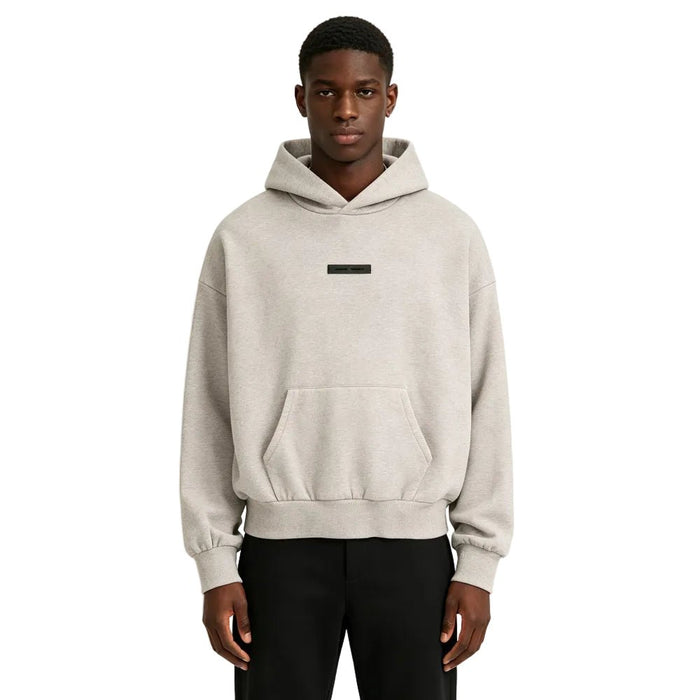 Fear of God Essentials Classic Hoodie Heather Stone - Afewvibe