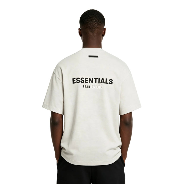 Fear of God Essentials Core Collection Tee Light Oatmeal - Afewvibe