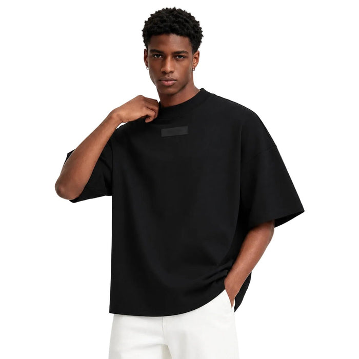 Fear of God Essentials Crewneck TShirt II Jet Black - AFewVibe