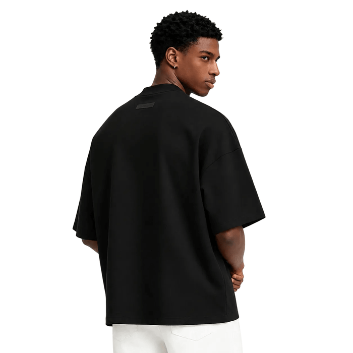 Fear of God Essentials Crewneck TShirt II Jet Black - AFewVibe