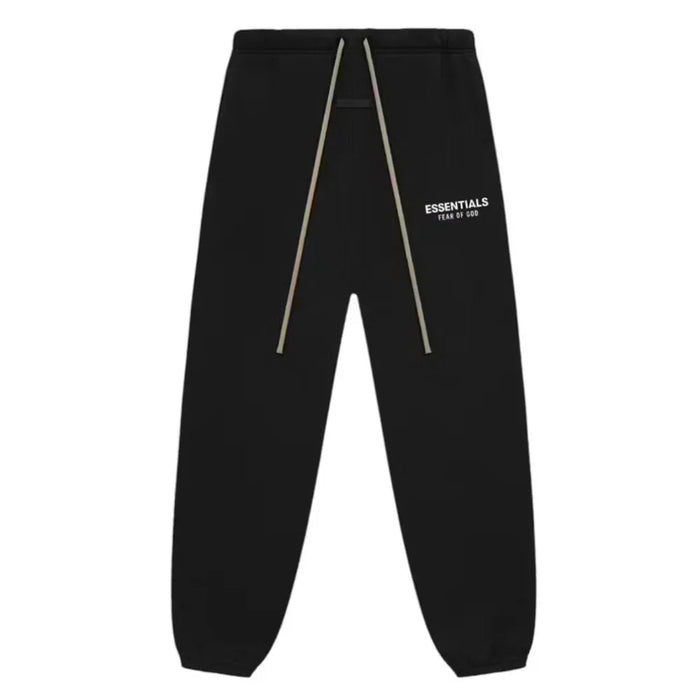 Fear of God Essentials Fleece Essential Sweatpant FW24 Black front view