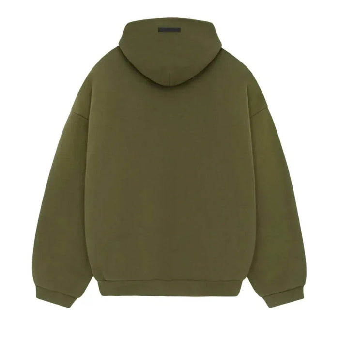 Fear of God Essentials Fleece Hoodie Military - Afewvibe