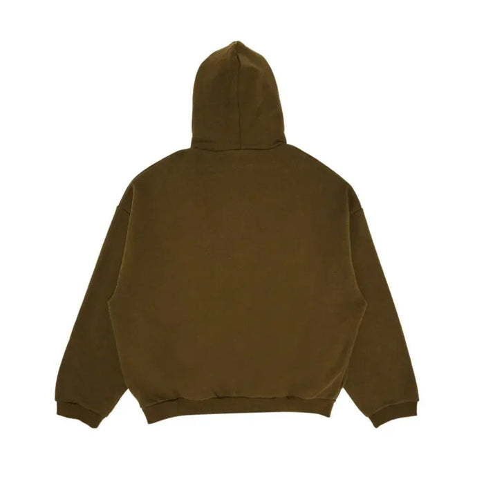 Fear Of God Essentials Fleece Hoodie Olive - Afewvibe