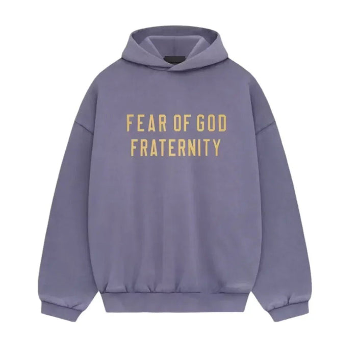 Fear of God Essentials Heavy Fleece Hoodie Lavender - Afewvibe