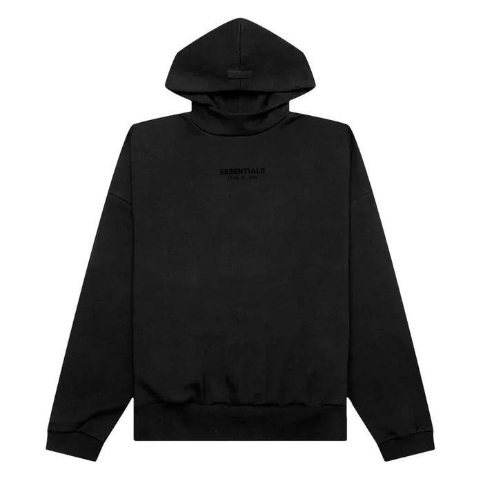 Fear of God Essentials Hoodie Jet Black FW23 - Afewvibe