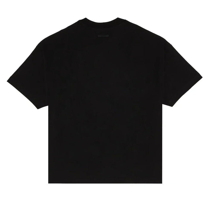 Fear of God Essentials Jersey Crewneck Tee Black - Afewvibe