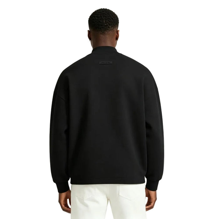 Fear of God Essentials Long Sleeve Tee Jet Black - Afewvibe