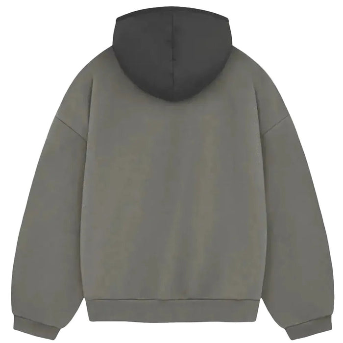 Fear of God Essentials SS24 Nylon Fleece Hoodie Ink Jet Black - AFewVibe