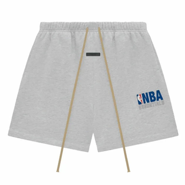 Fear of God Essentials x NBA Sweatshorts Light Heather - Afewvibe