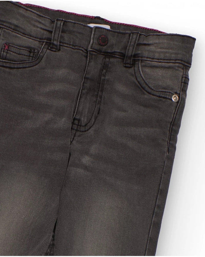 Faded black denim pants for boys