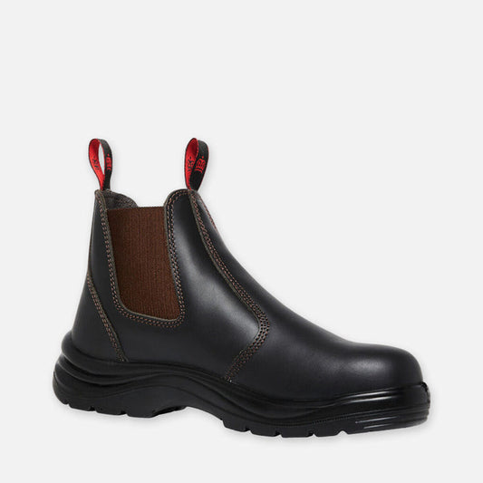 Flinders Leather Steel Cap Gusset Work Boot