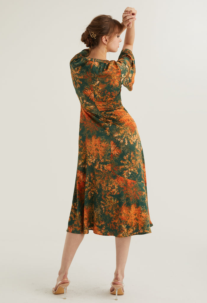 Floral Burst Sheath Dress