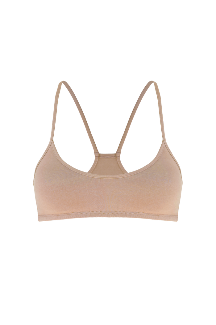 FRANCA Racerback Bralette in Ecru